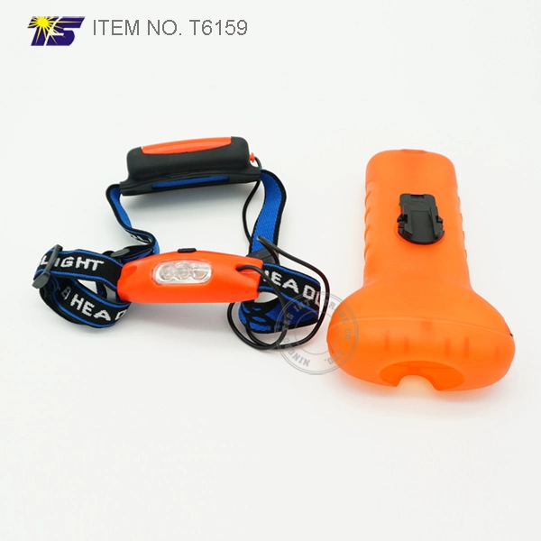 Battery Operated Multi Function Light Headlight Bicycle light (T6159)