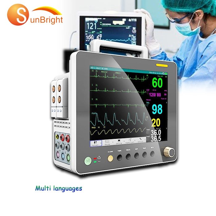 Pulse Rate Patient Monitor Top Quality Medical Portable Human Heart Monitor Price