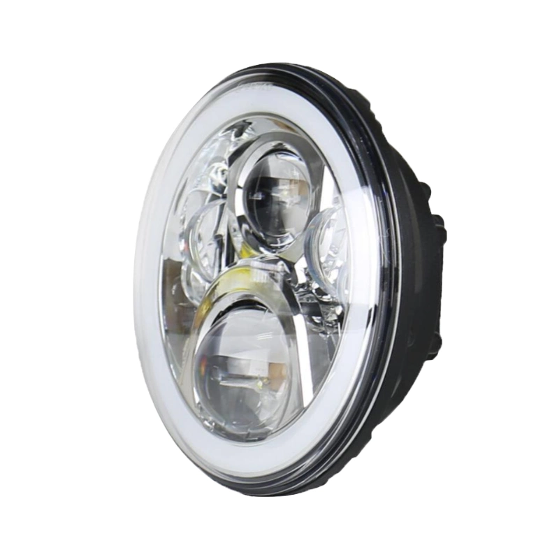 7&quot; Inch Auto Front Lamp Luces LED H4 Motorcycle LED Projector Headlight for Dirt Bike