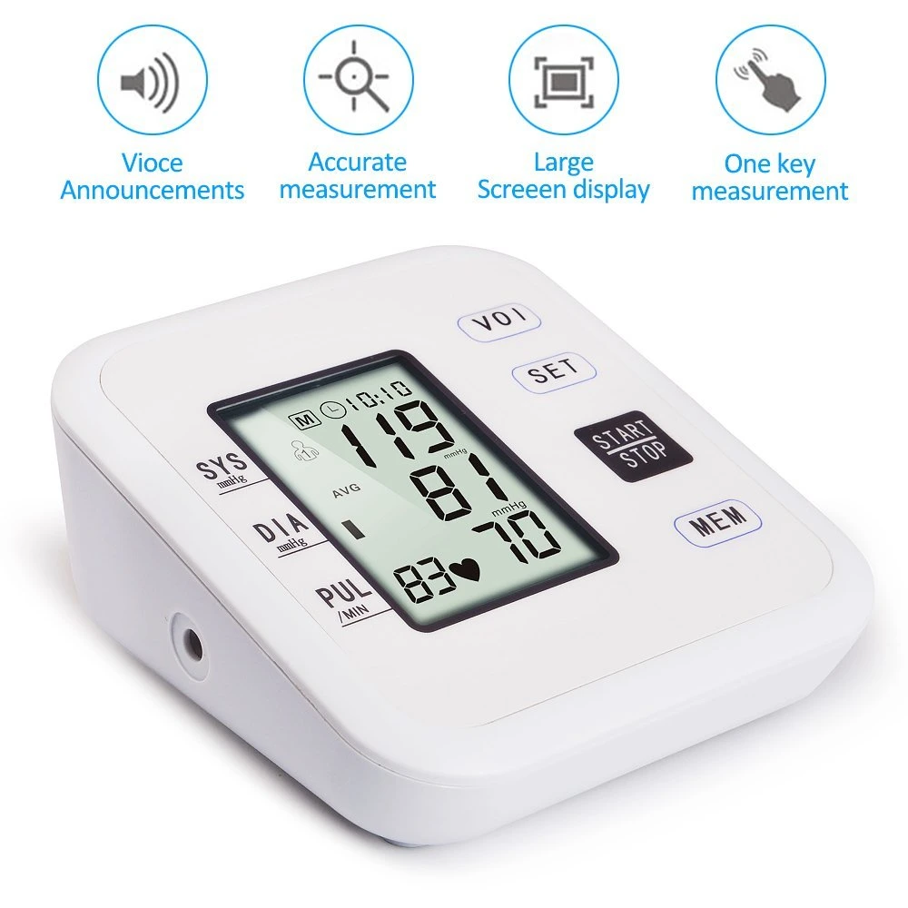 Health Care Digital Accurate Arm Type Portable Bluetooth Heart Rate Tonometer Blood Pressure Monitor