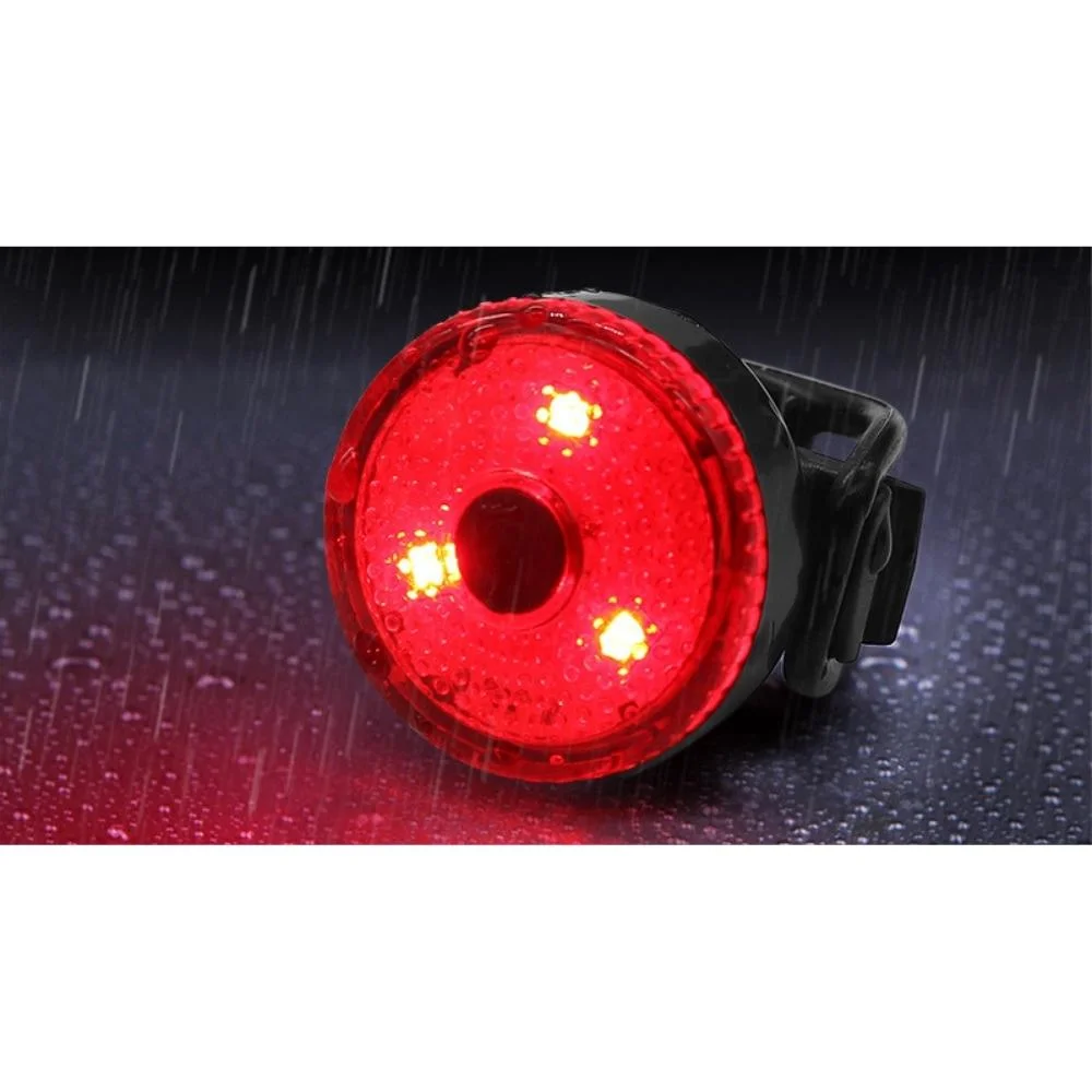 Round Bicycle Rear Light Mini LED Bicycle Taillight Headlight USB COB Rear Light Ipx-4 Waterproof Battery Torch Cycle USB Headlights Bolts Bl20884