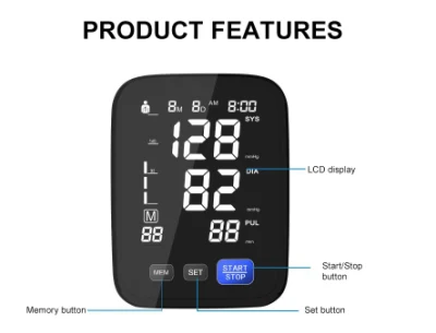 New Patient Monitor ECG Heart Arm Rate Respiration Blood Oxygen Blood Pressure Temperature Monitor