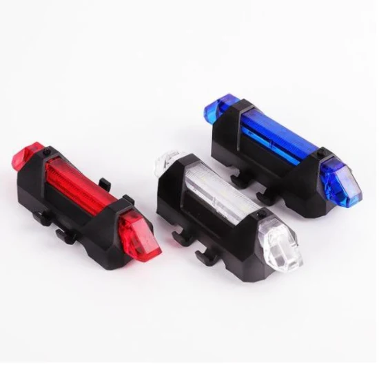 Night Riding Rechargeable USB Bike Light Waterproof Bicycle Taillight