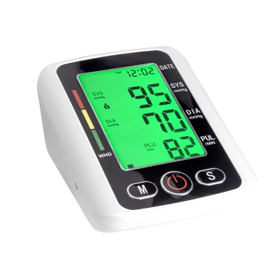 Household Automatic Portable Heart Beat Rate Pulse Meter Measure Home Use Upper Arm Digital Blood Pressure Monitor