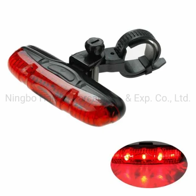 USB Rechargeable 5PCS LED Bike Tail Light 2 Pack Bright Bicycle Rear Cycling Safety Flashlight Taillight with 4 Light Mode Options