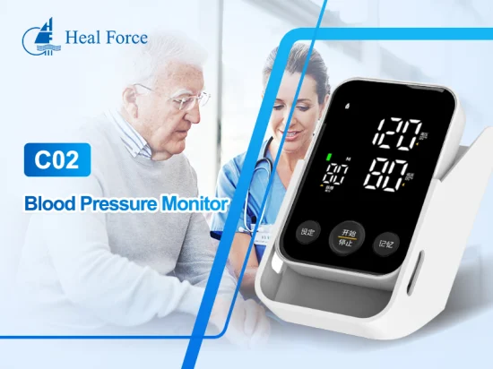 Low Price Approved Wrist Upper Arm Digital Blood Pressure Monitor with Heart Rate Heal Force