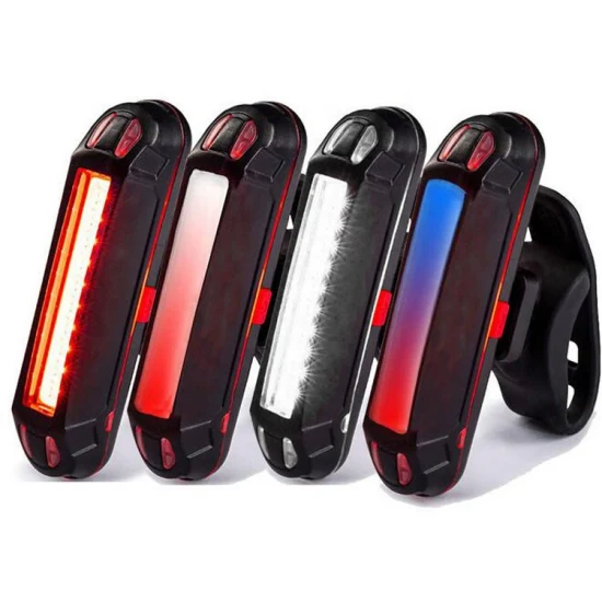 Rechargeable Warning Light Super Bright LED Bike Head Taillight