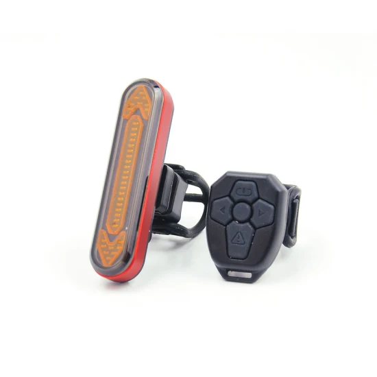 Wireless Remote Control COB LED Steering Bike Tail Bike Rear Light