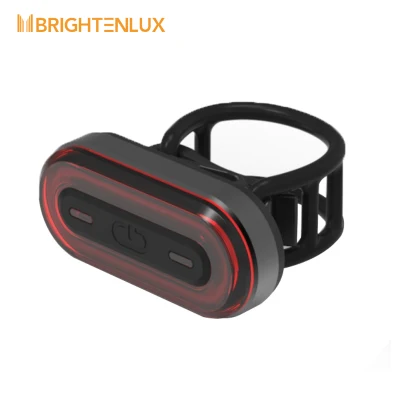 Brightenlux Factory Supply Outlet Night Riding Custom Logo Accessories LED Rechargeable USB Bicycle Tail Light Waterproof Taillight Bike