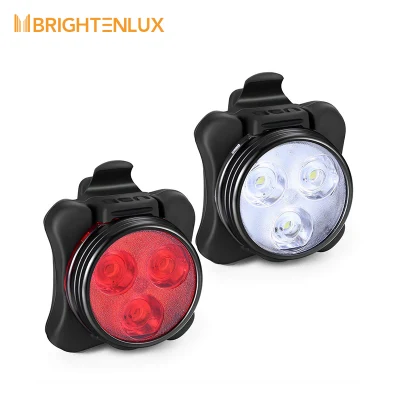 Brightenlux Rechargeable Bicycle Rear Tail Lamp LED Bike Tail Light, Waterproof Uus Best Bicycle Taillight